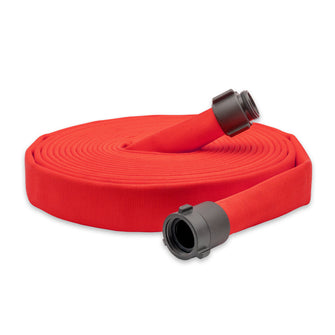 2" Double Jacket Fire Hose Threaded Fittings Red