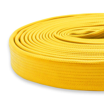 1" Rubber Fire Hose Threaded Fittings Yellow