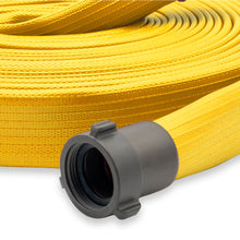 1" Rubber Fire Hose Threaded Fittings Yellow