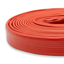 4" Rubber Fire Hose Threaded Fittings Red