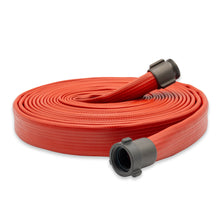 3" Rubber Fire Hose Threaded Fittings Red