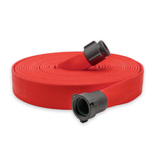 1" Single Jacket Fire Hose Threaded Fittings Red