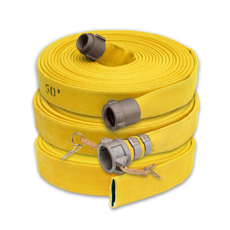 Double Jacket Fire Hose 400 PSI Yellow