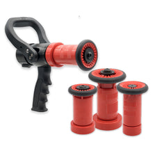 Red Plastic Fire Hose Nozzle